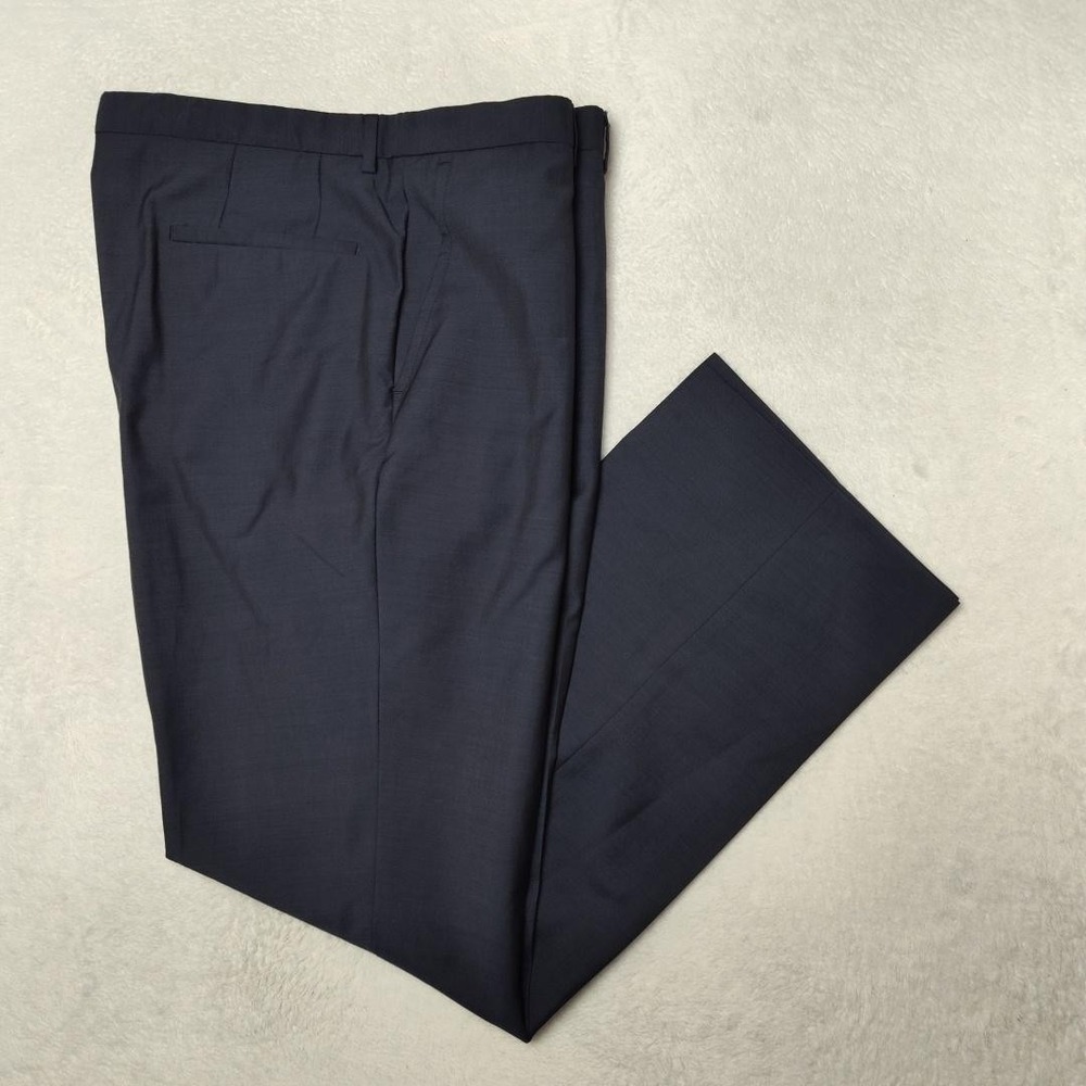 Hugo Boss Pants Mens 38x32 Blue Slim Wool Mohair Cupro Lined Suit Astro Hill
